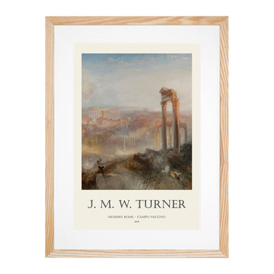 Modern Rome Campo Vaccino Print By Joseph-Mallord William Turner