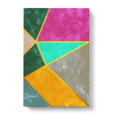 Modern Shapes With Gold Canvas Print Main Image