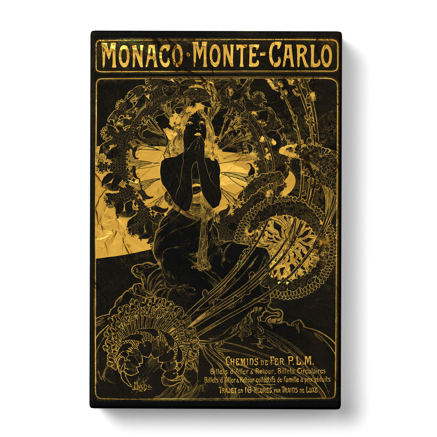 Monaco Monte Carlo By Alphonse Mucha Canvas Print Main Image