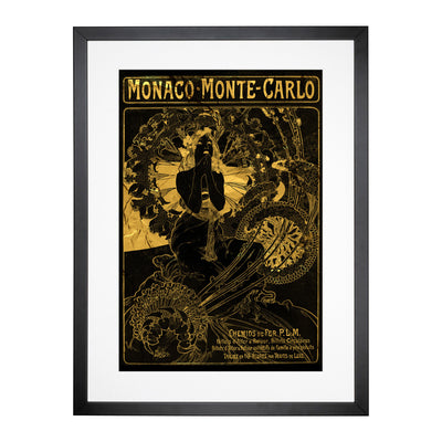 Monaco Monte Carlo By Alphonse Mucha Framed Print Main Image