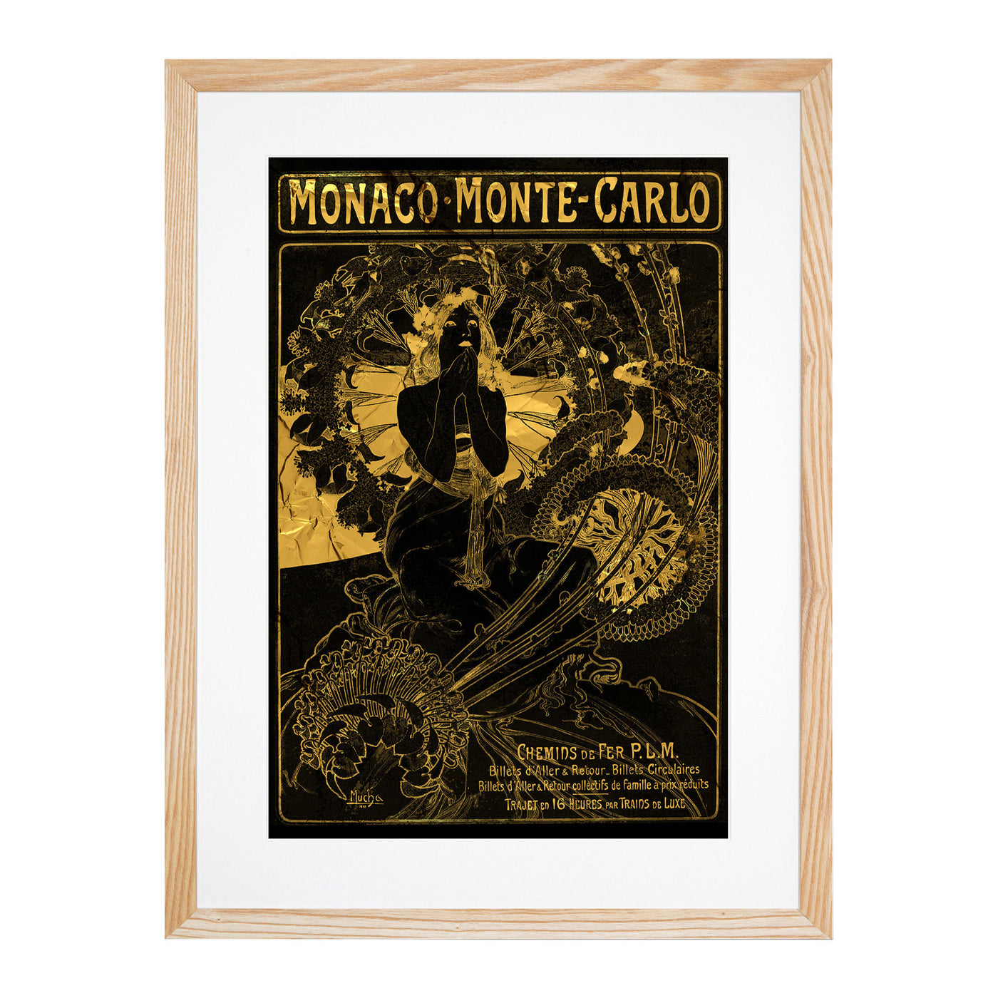 Monaco Monte Carlo By Alphonse Mucha