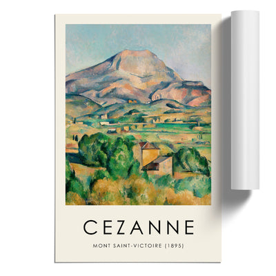 Mont Sainte Victoire Vol.1 Print By Paul Cezanne