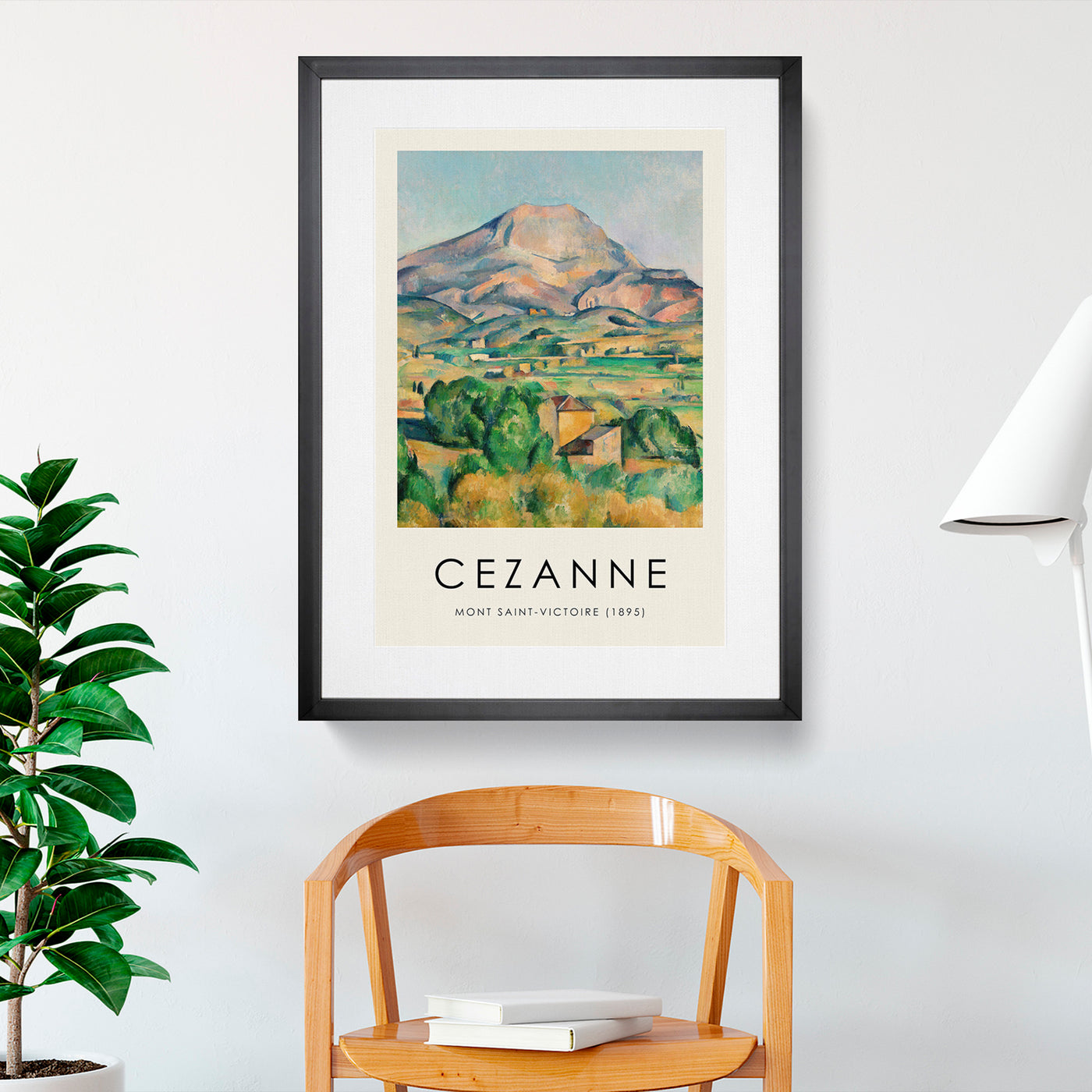 Mont Sainte Victoire Vol.1 Print By Paul Cezanne