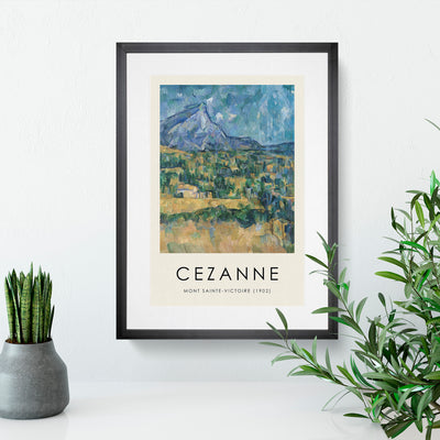 Mont Sainte Victoire Vol.2 Print By Paul Cezanne