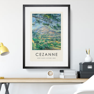 Mont Sainte Victoire Vol.9 Print By Paul Cezanne