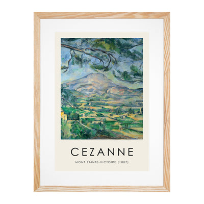 Mont Sainte Victoire Vol.9 Print By Paul Cezanne