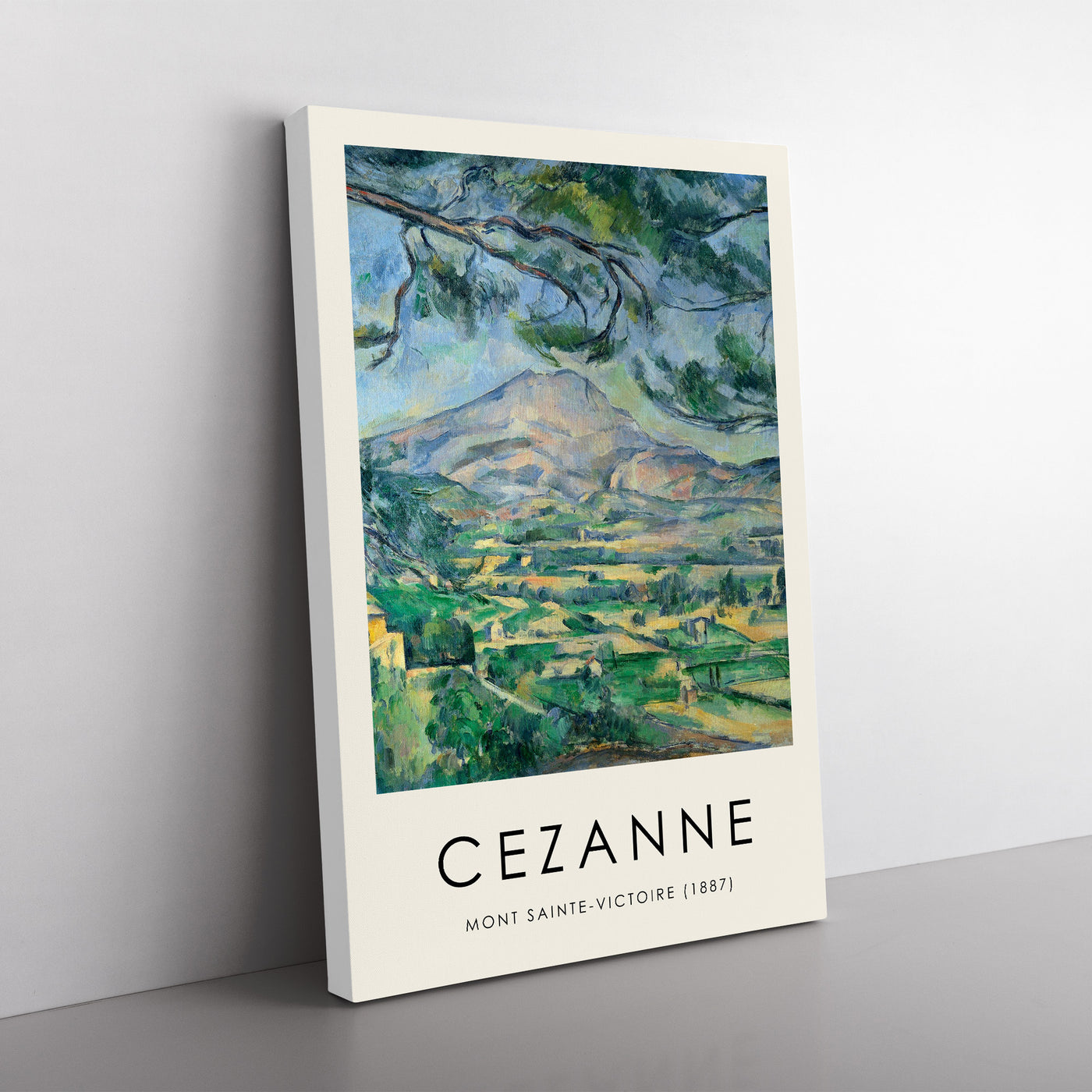 Mont Sainte Victoire Vol.9 Print By Paul Cezanne