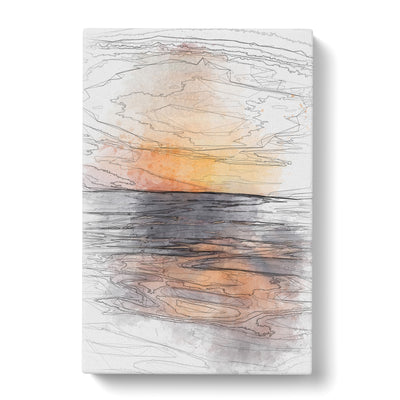 Mood Of The Ocean In Abstract Canvas Print Main Image