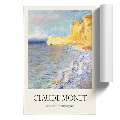 Morning In Etretat Print By Claude Monet