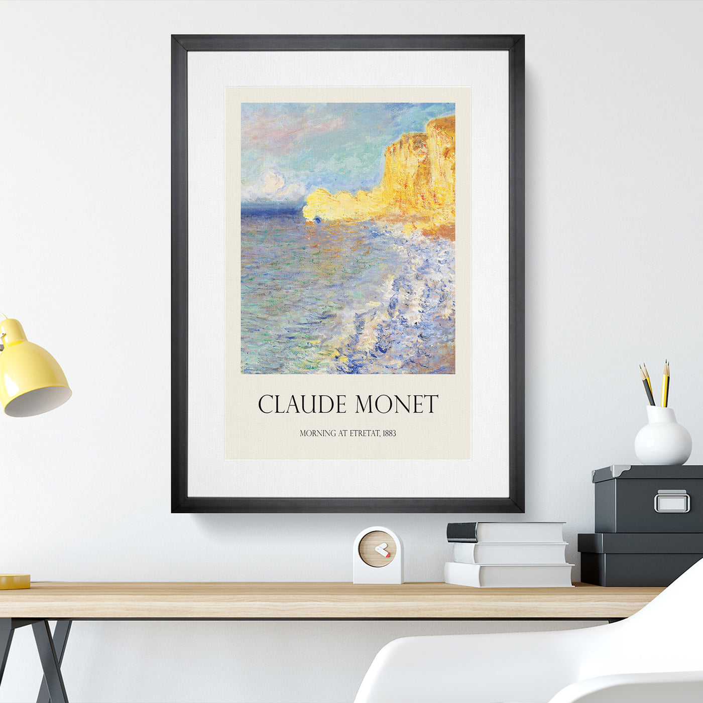 Morning In Etretat Print By Claude Monet