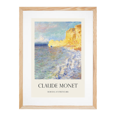 Morning In Etretat Print By Claude Monet