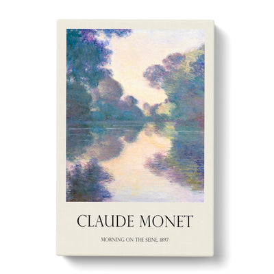 Morning On The Seine Print By Claude Monet Canvas Print Main Image