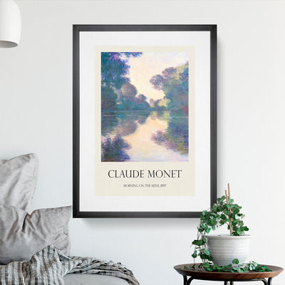 Morning On The Seine Print By Claude Monet