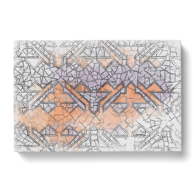 Mosaic Angles In Abstract Canvas Print Main Image
