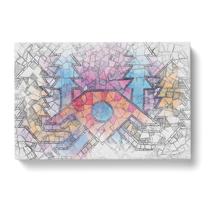 Mosaic Arrows In Abstract Canvas Print Main Image