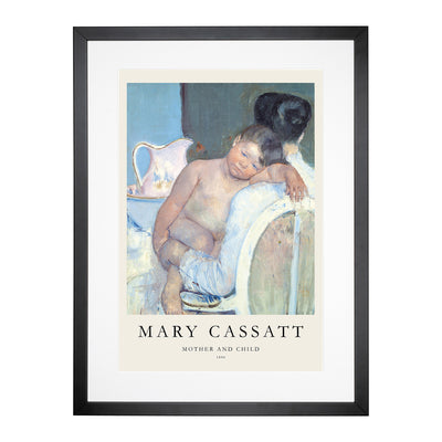 Mother And Child Vol.7 Print By Mary Cassatt Framed Print Main Image