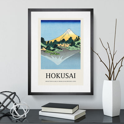 Mount Fuji Reflection Print By Katsushika Hokusai