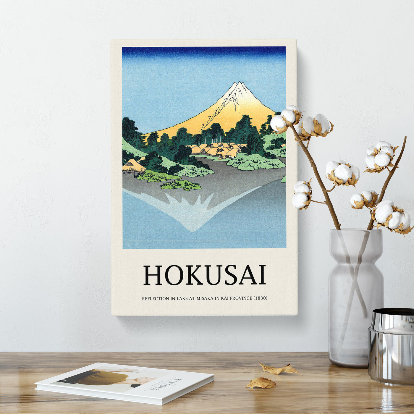 Mount Fuji Reflection Print By Katsushika Hokusai