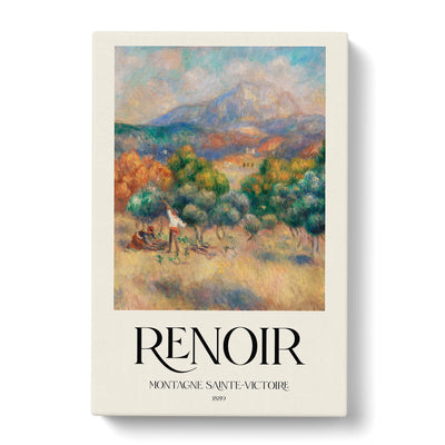 Mount Of Sainte Victoire Print By Pierre-Auguste Renoir Canvas Print Main Image