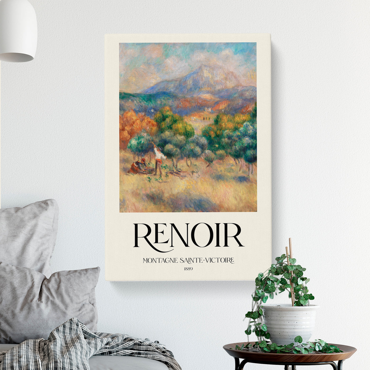 Mount Of Sainte Victoire Print By Pierre-Auguste Renoir
