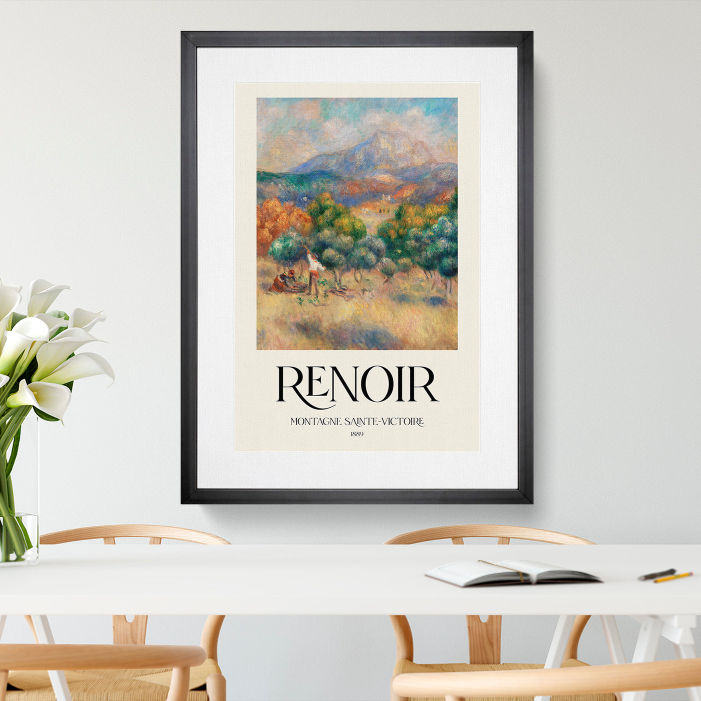 Mount Of Sainte Victoire Print By Pierre-Auguste Renoir