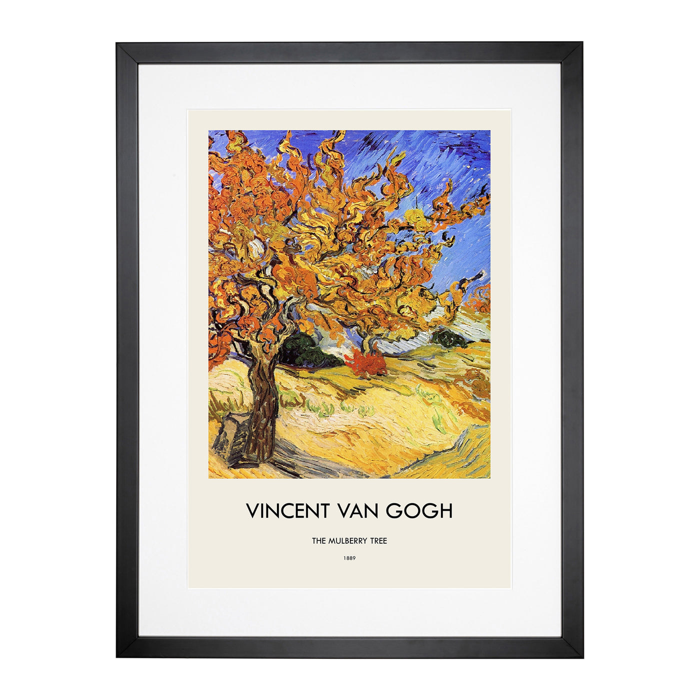 Mulberry Tree Print By Vincent Van Gogh Framed Print Main Image