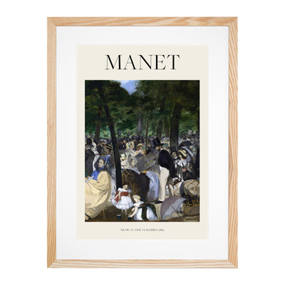 Music In The Tuileries Gardens Print By Edouard Manet