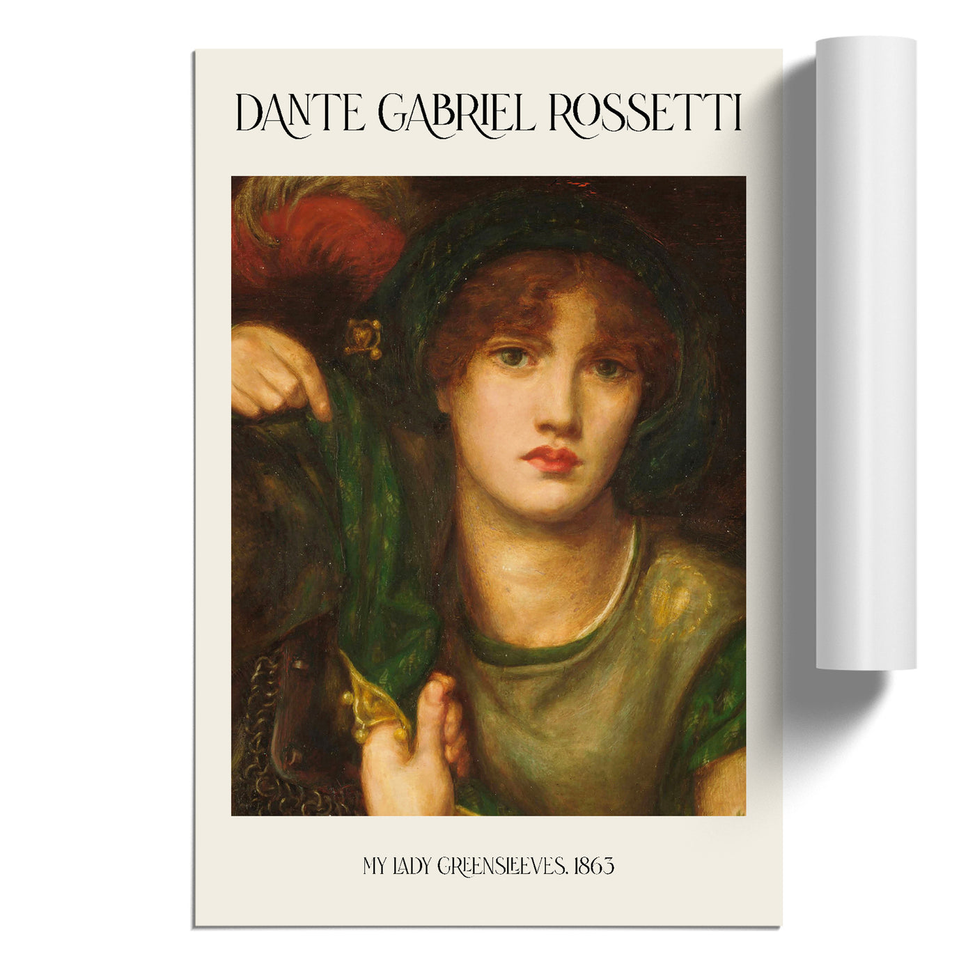 My Lady Greensleeves Print By Dante Gabriel Rossetti