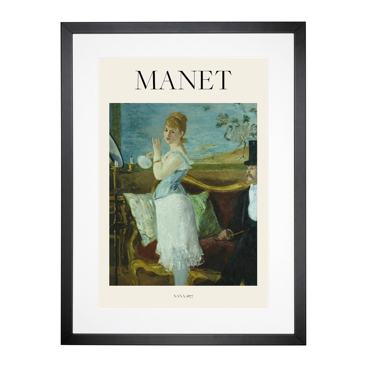 Nana Print By Edouard Manet Framed Print Main Image