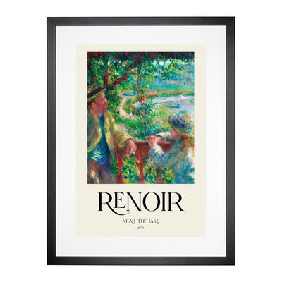 Near The Lake Print By Pierre-Auguste Renoir Framed Print Main Image