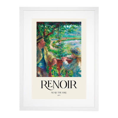 Near The Lake Print By Pierre-Auguste Renoir