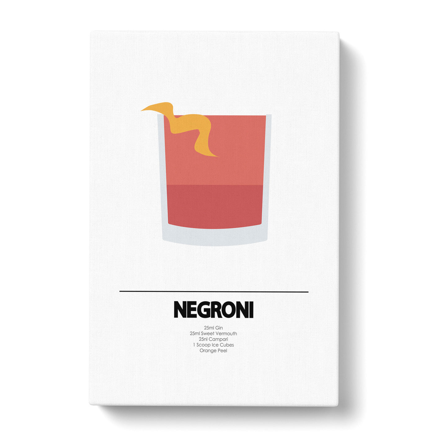 Negroni Cocktail Canvas Print Main Image