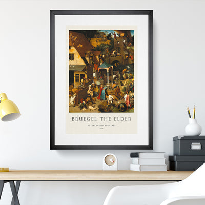 Neverlandish Proverbs Print By Pieter Bruegel The Elder