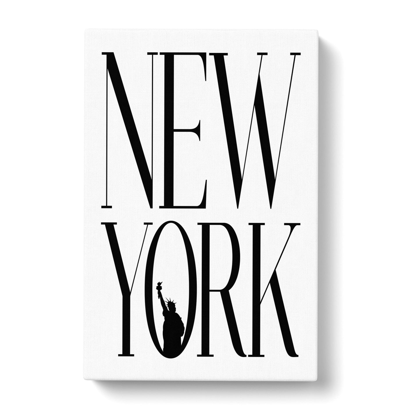 New York Typography Canvas Print Main Image