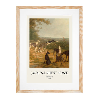 Nine Greyhounds Vol.1 Print By Jacques-Laurent Agasse