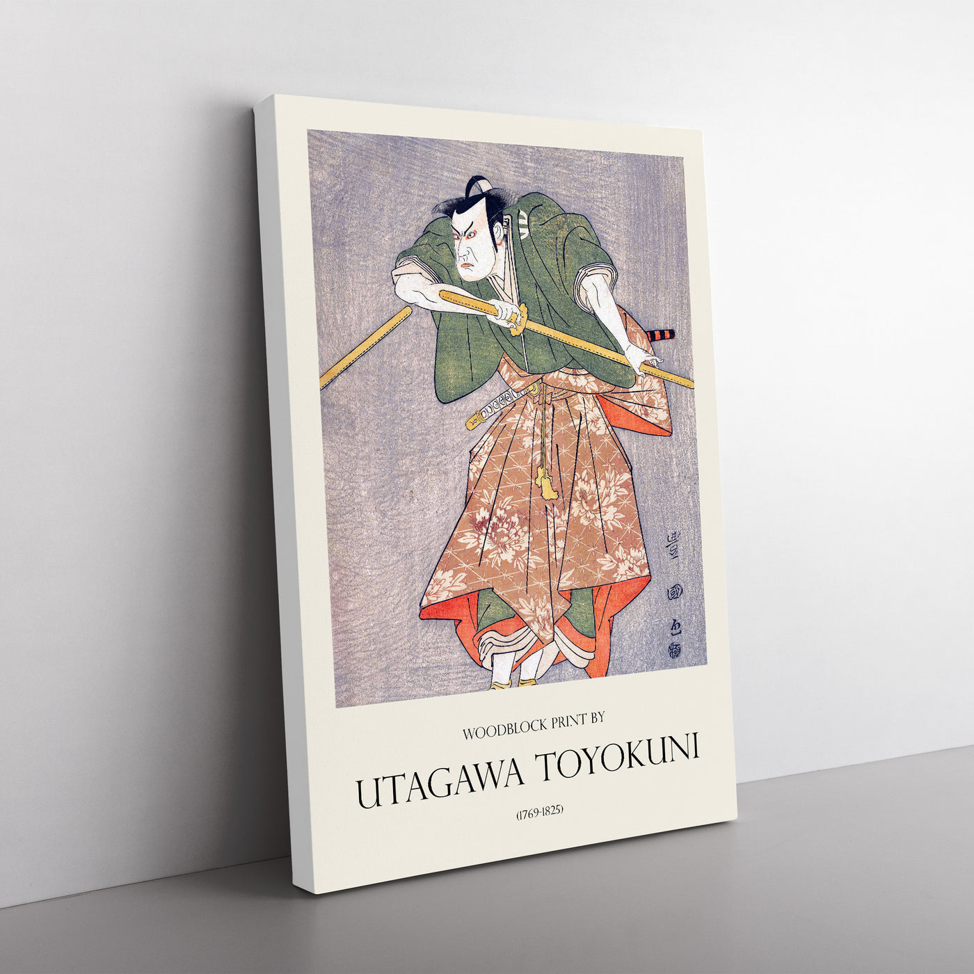 Nizaemon In Ceremonial Robes Print By Utagawa Toyokuni