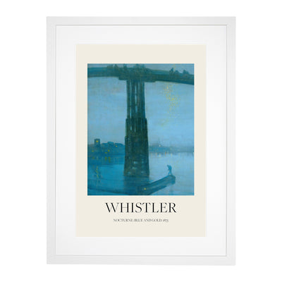 Nocturne Blue And Gold Old Battersea Bridge Print By James Mcneill Whistler