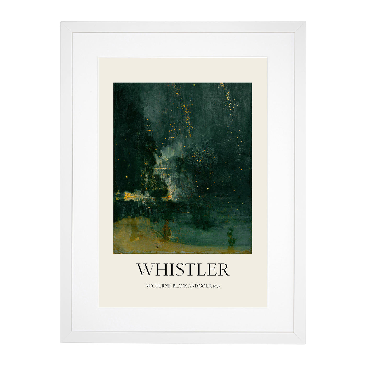 Nocturne In Black And Gold Print By James Mcneill Whistler