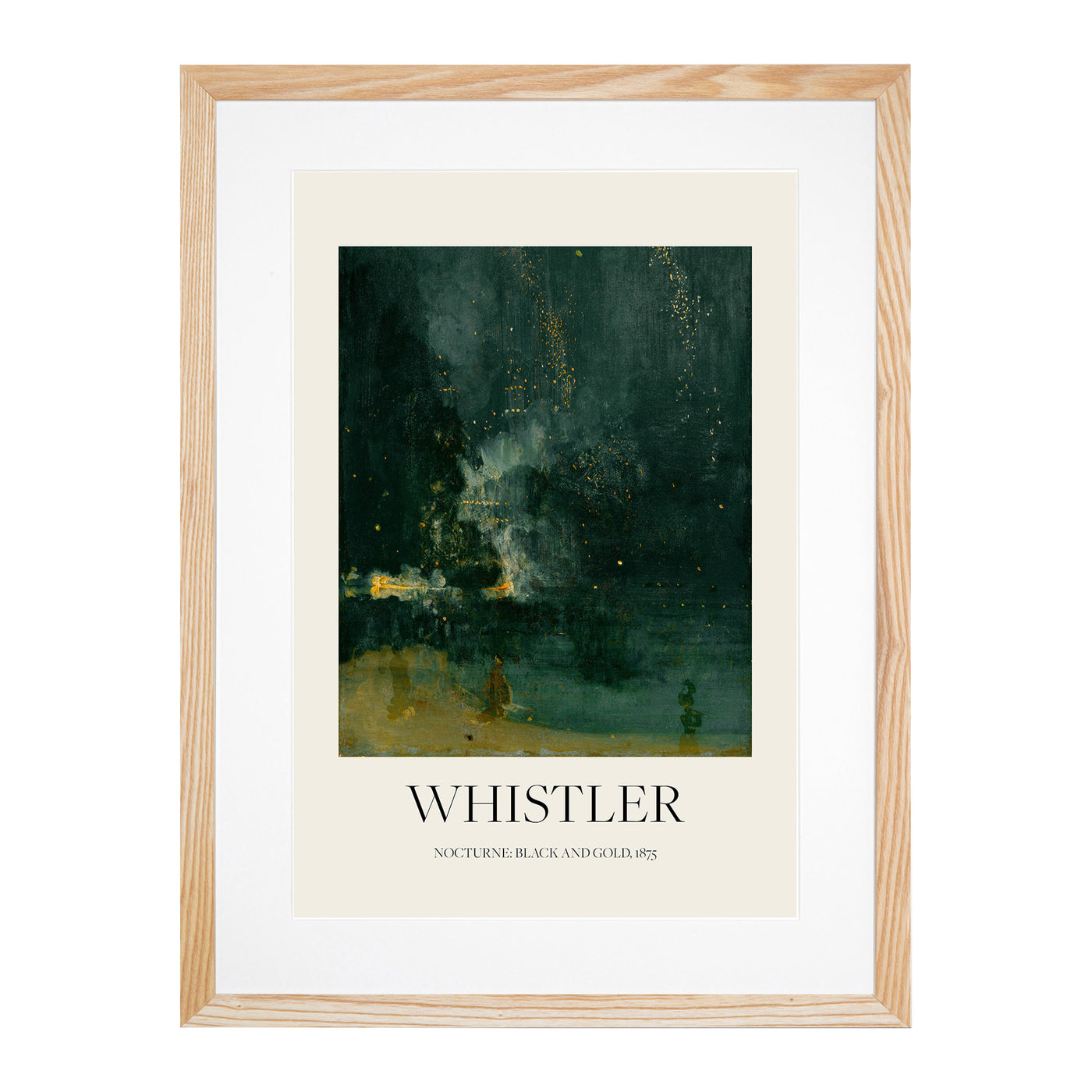 Nocturne In Black And Gold Print By James Mcneill Whistler