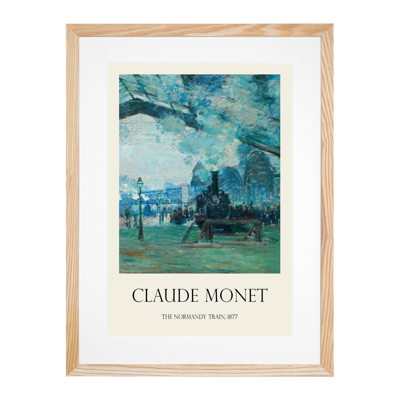 Normandy Train Print By Claude Monet