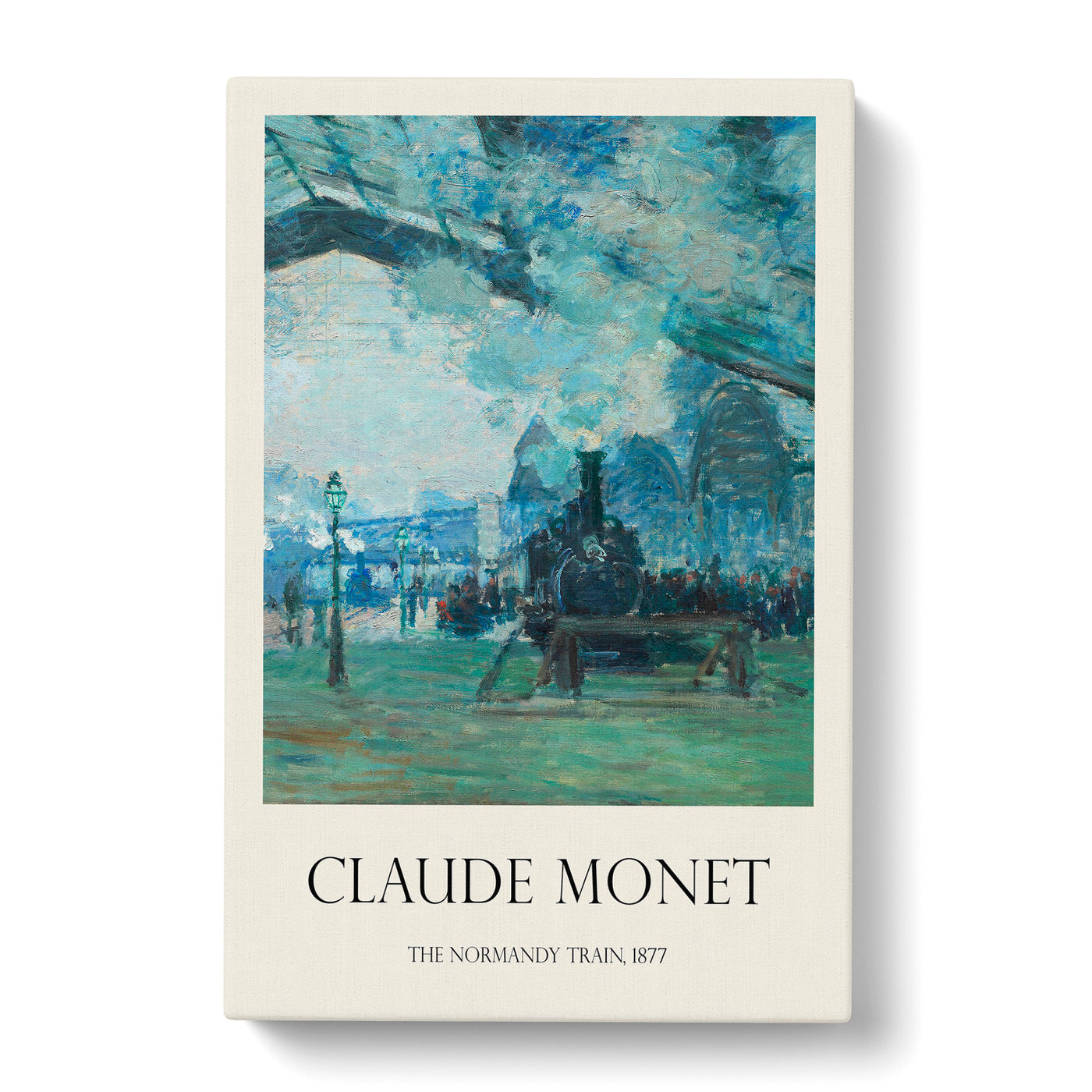 Normandy Train Print By Claude Monet Canvas Print Main Image