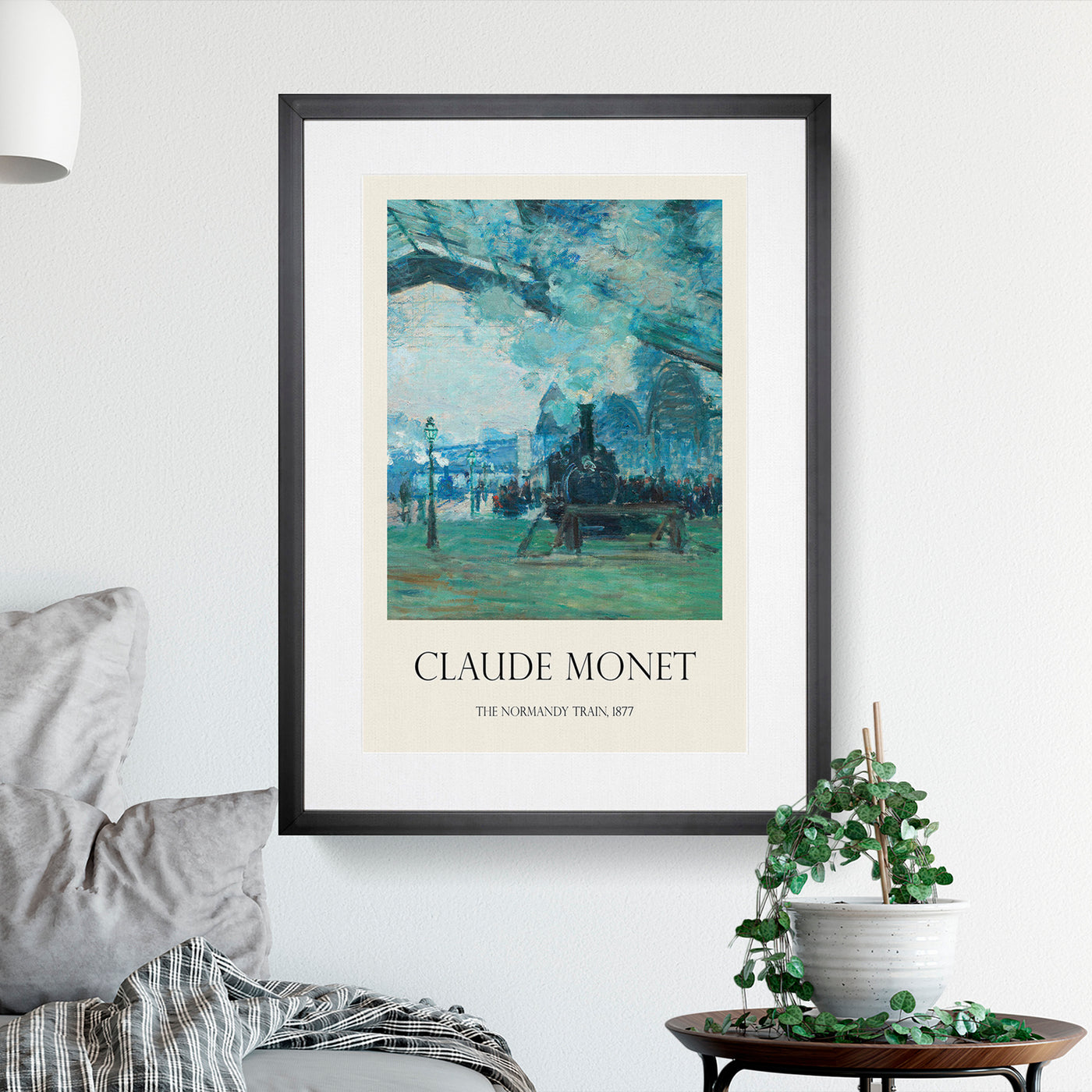 Normandy Train Print By Claude Monet