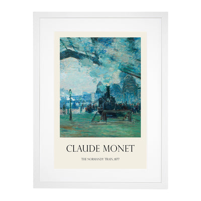 Normandy Train Print By Claude Monet