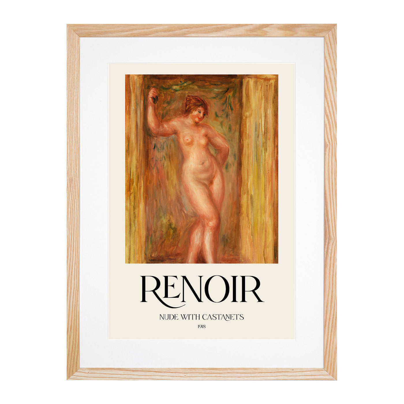 Nude With Castanets Print By Pierre-Auguste Renoir