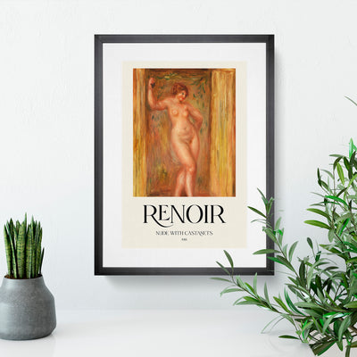 Nude With Castanets Print By Pierre-Auguste Renoir