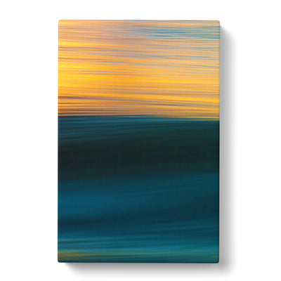 Ocean Sun In Abstract Canvas Print Main Image