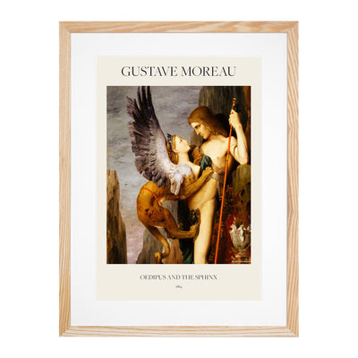 Oedipus And The Sphynx Print By Gustave Moreau