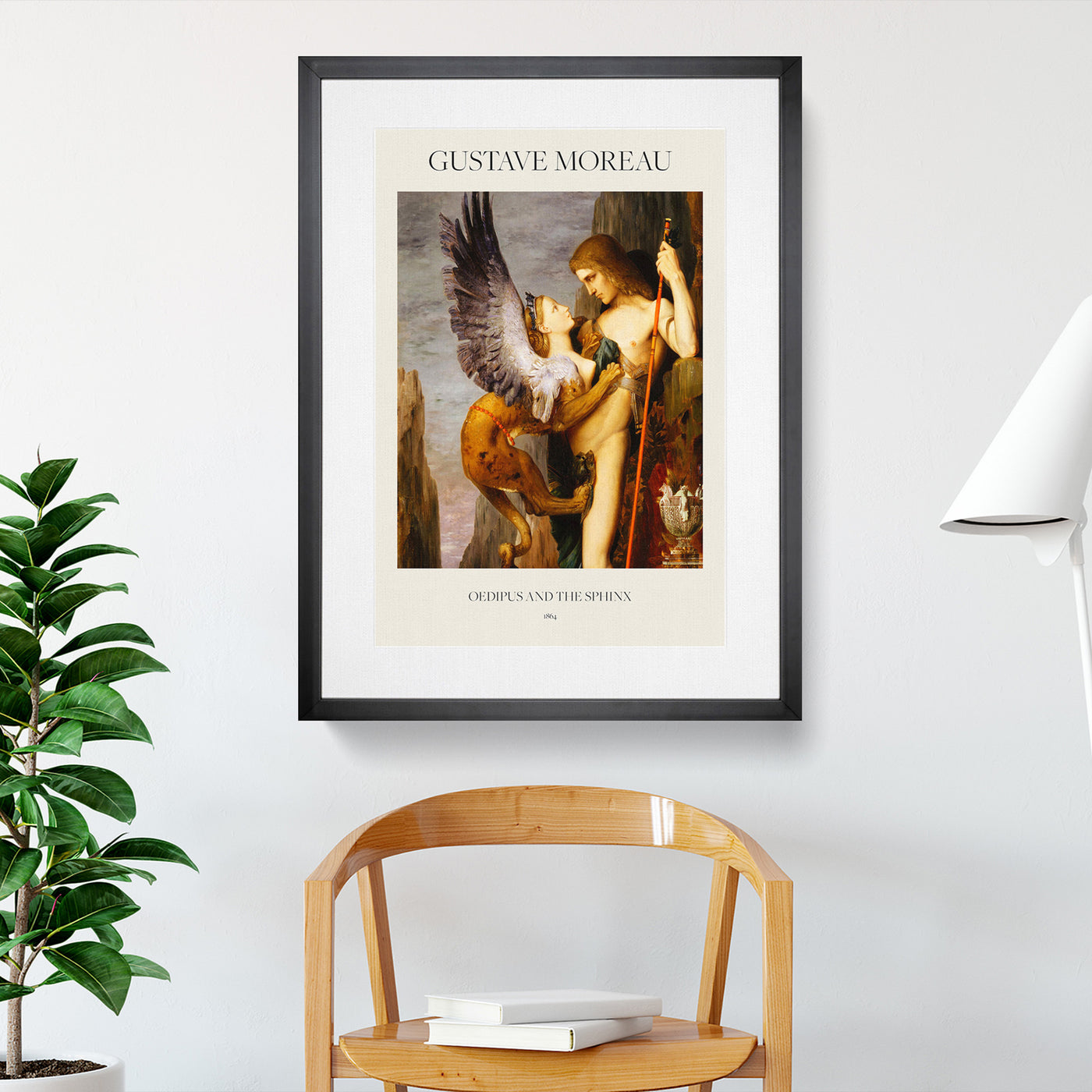 Oedipus And The Sphynx Print By Gustave Moreau