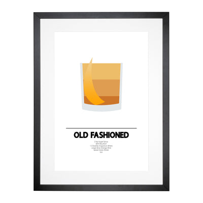Old Fashioned Cocktail Framed Print Main Image