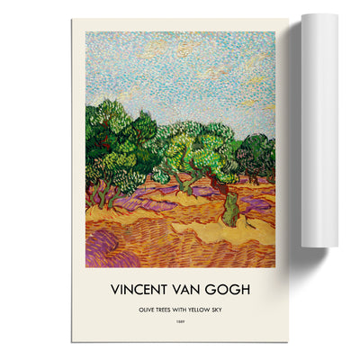 Olive Trees Print By Vincent Van Gogh